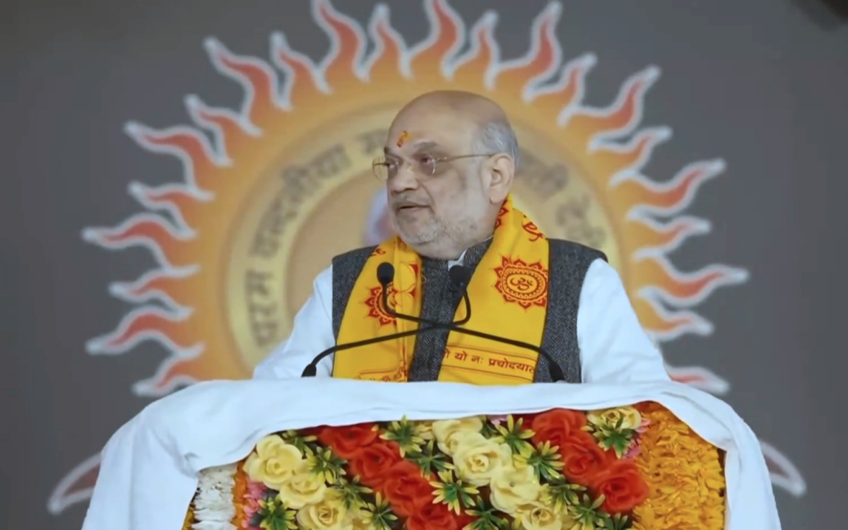 गायत्री परिवार ने महिलाओं को दिया मंत्र का अधिकार: अमित शाह