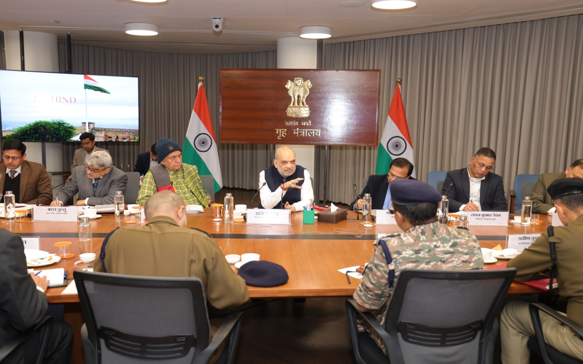 HM Shah calls for complete dismantling of terror ecosystem in J&K, praises security forces