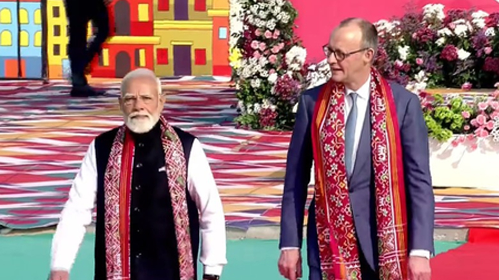 PM Modi, German Chancellor Merz share festive moments at International Kite Festival in Ahmedabad