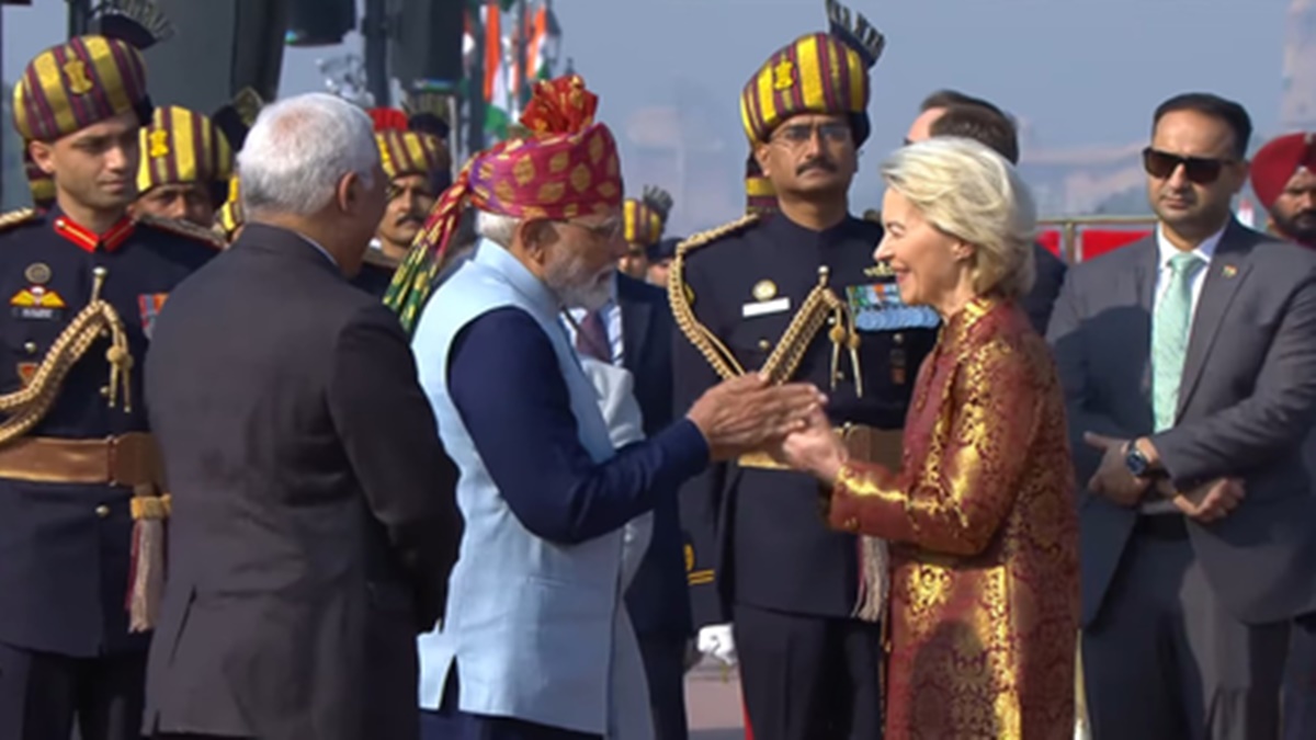 गणतंत्र दिवस पर मुख्य अतिथि बनीं उर्सुला वॉन डेर लेयेन, बोलीं- यह मेरे जीवन का सबसे बड़ा सम्मान
