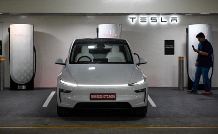 Tesla sells 225 electric vehicles in India in 2025