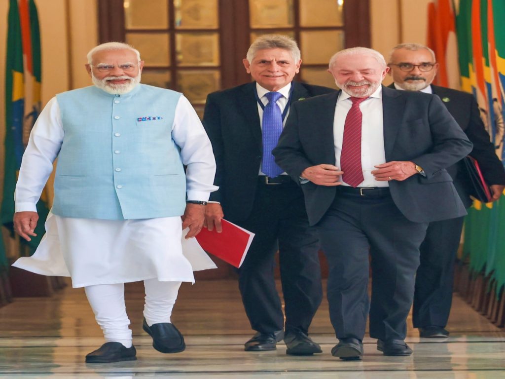 New Delhi: PM Modi Meets Brazil President Lula da Silva