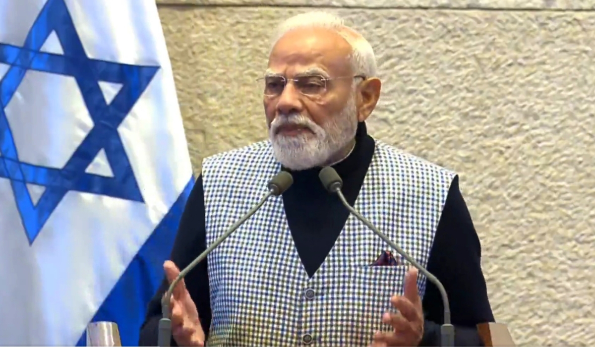 इजराइल की संसद में नरेंद्र मोदी का संबोधन, आतंकवाद के खिलाफ साझा संकल्प पर जोर
