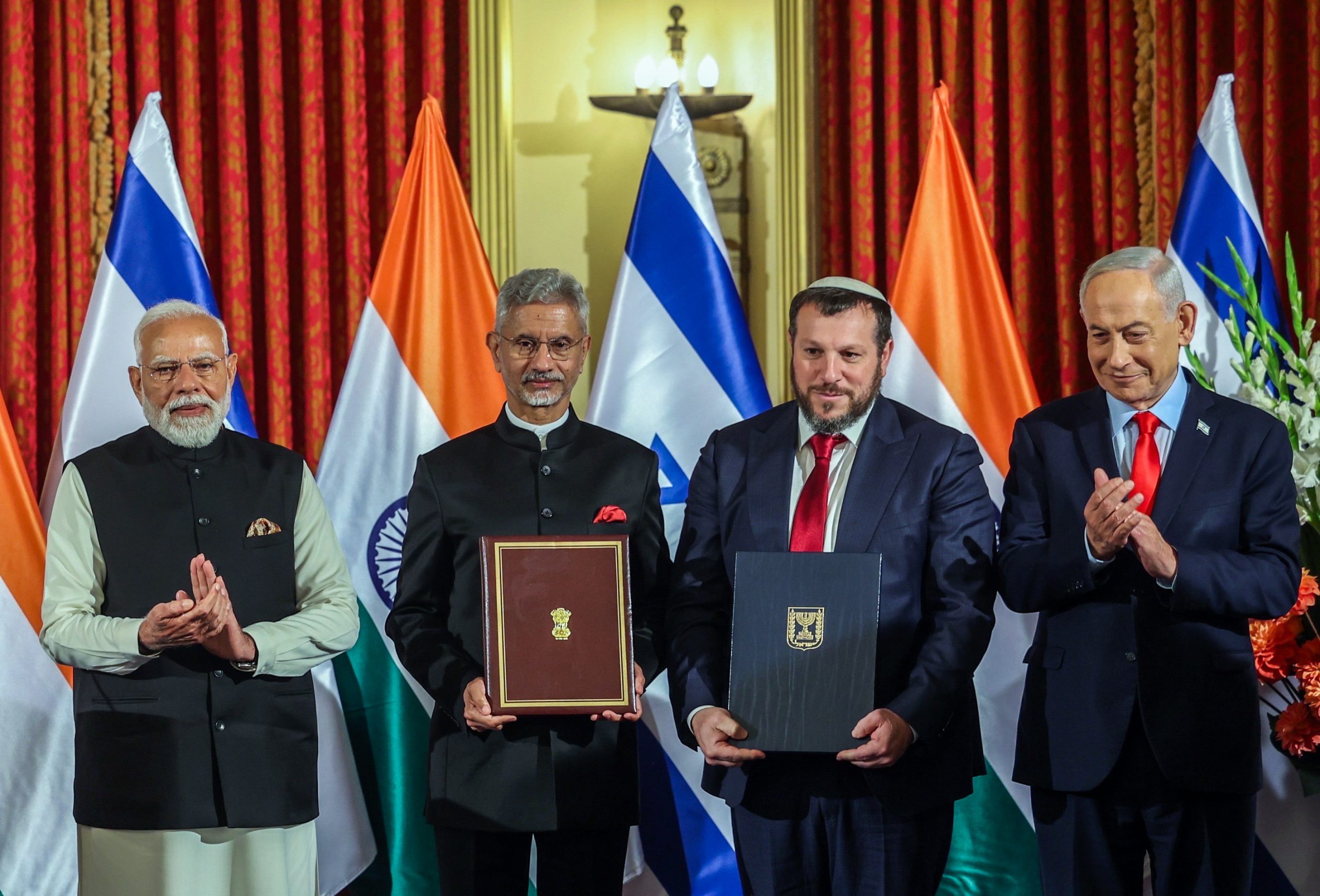 India, Israel Sign 16 MoUs; PM Modi and PM Netanyahu Announce Special Strategic Partnership