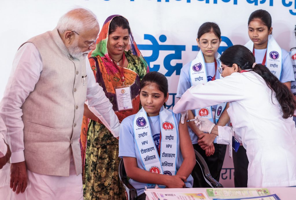PM Modi launches Human Papillomavirus (HPV) Vaccine drive in Ajmer