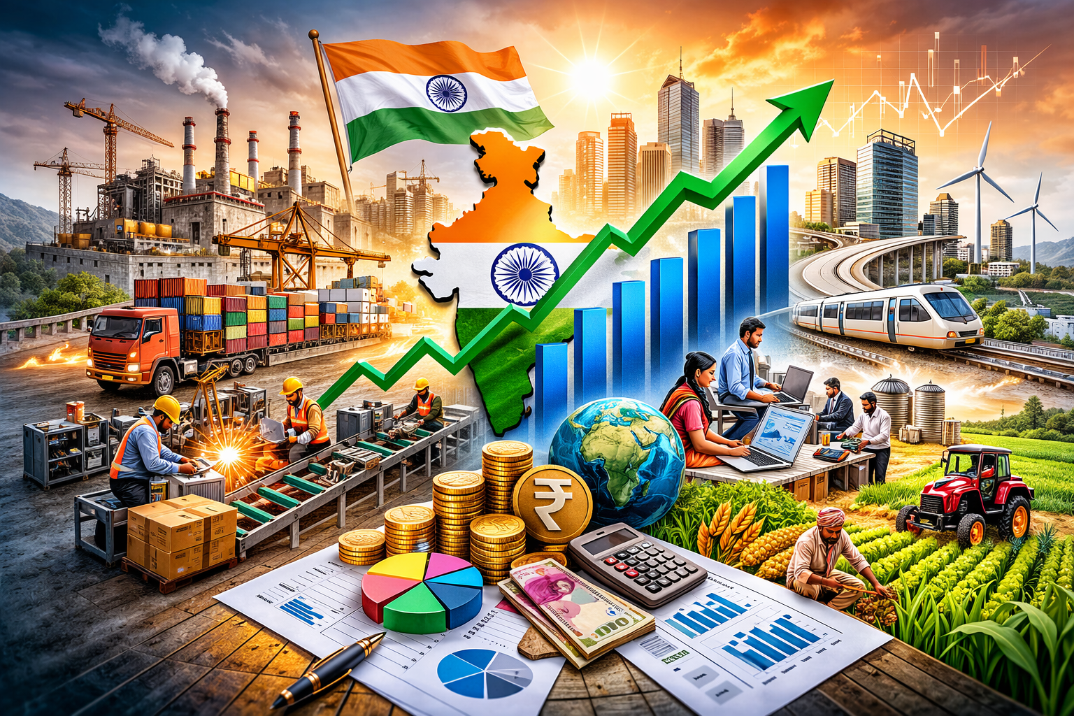 India projects 7.6% GDP growth for FY26, nominal growth at 8.6%