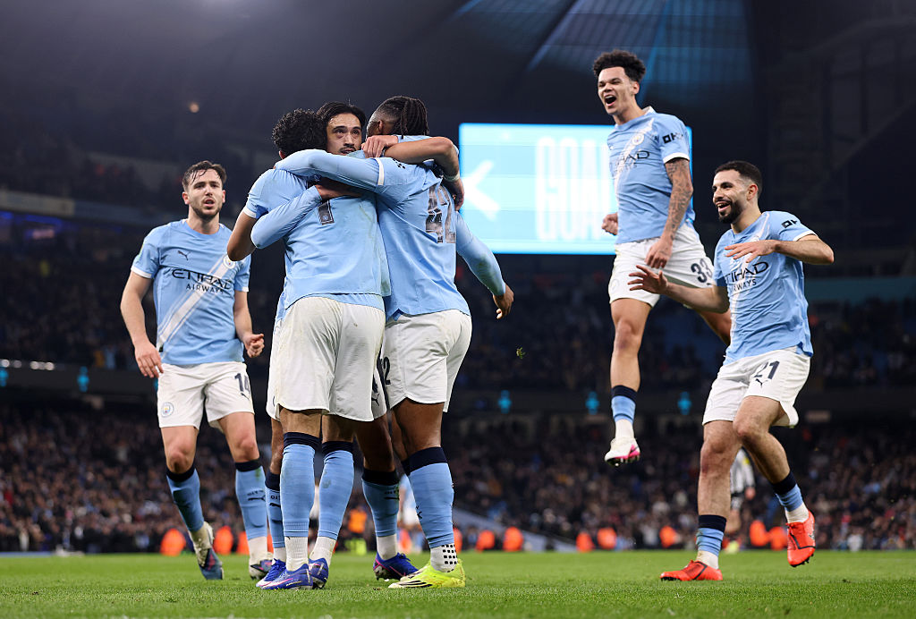 Ruthless Man City thump Newcastle to reach League Cup final