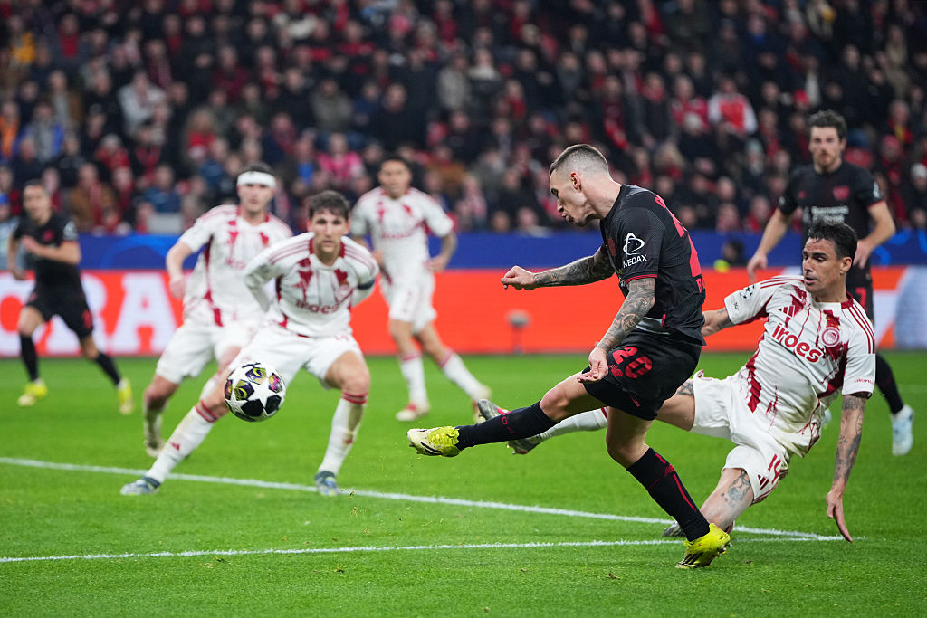 Leverkusen ease into Champions League last 16 with stalemate against Olympiacos