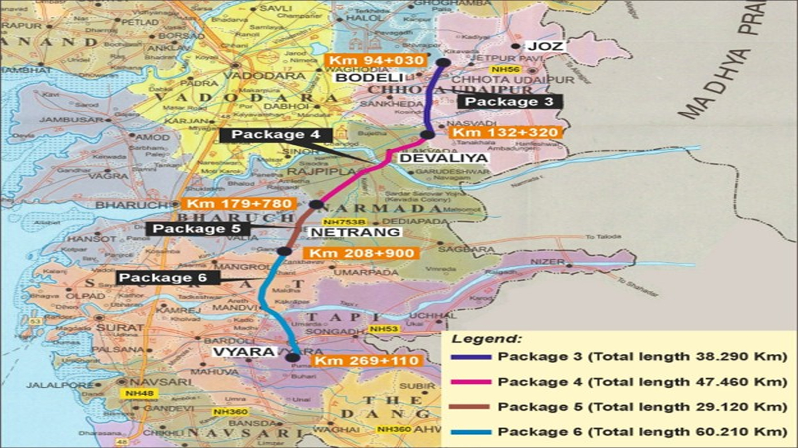 Cabinet clears Rs 4,583 crore for four-laning of key NH-56 stretches in Gujarat