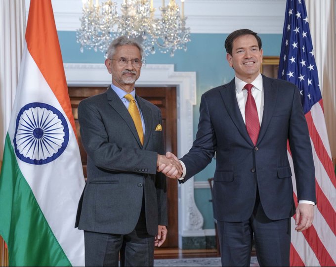 विदेश मंत्री जयशंकर ने अमेरिकी विदेश मंत्री मार्को रूबियो और ट्रेजरी सेक्रेटरी स्कॉट बेसेंट के साथ बैठकें कीं