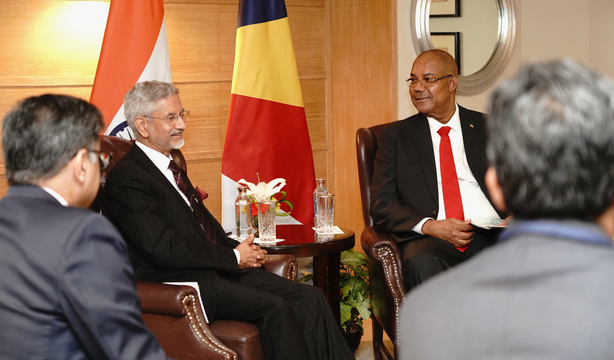 EAM Jaishankar meets Seychelles President, highlights vision MAHASAGAR