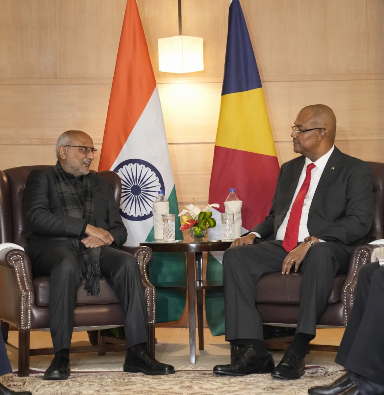 VP Radhakrishnan calls on Seychelles President, discusses key aspects of bilateral partnership