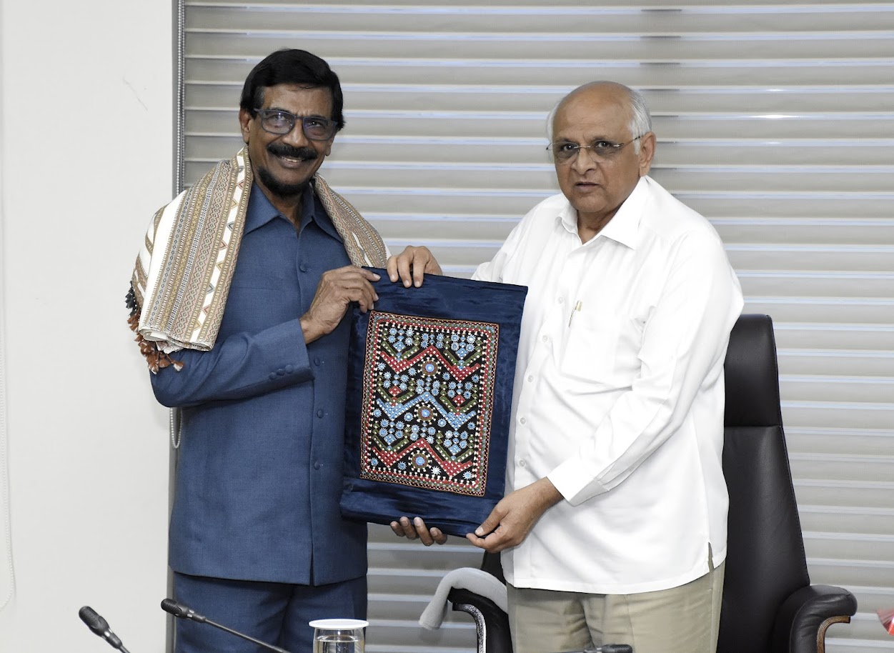 Gujarat CM meets Sri Lanka’s JVP delegation to discuss bilateral relations, sectoral cooperation