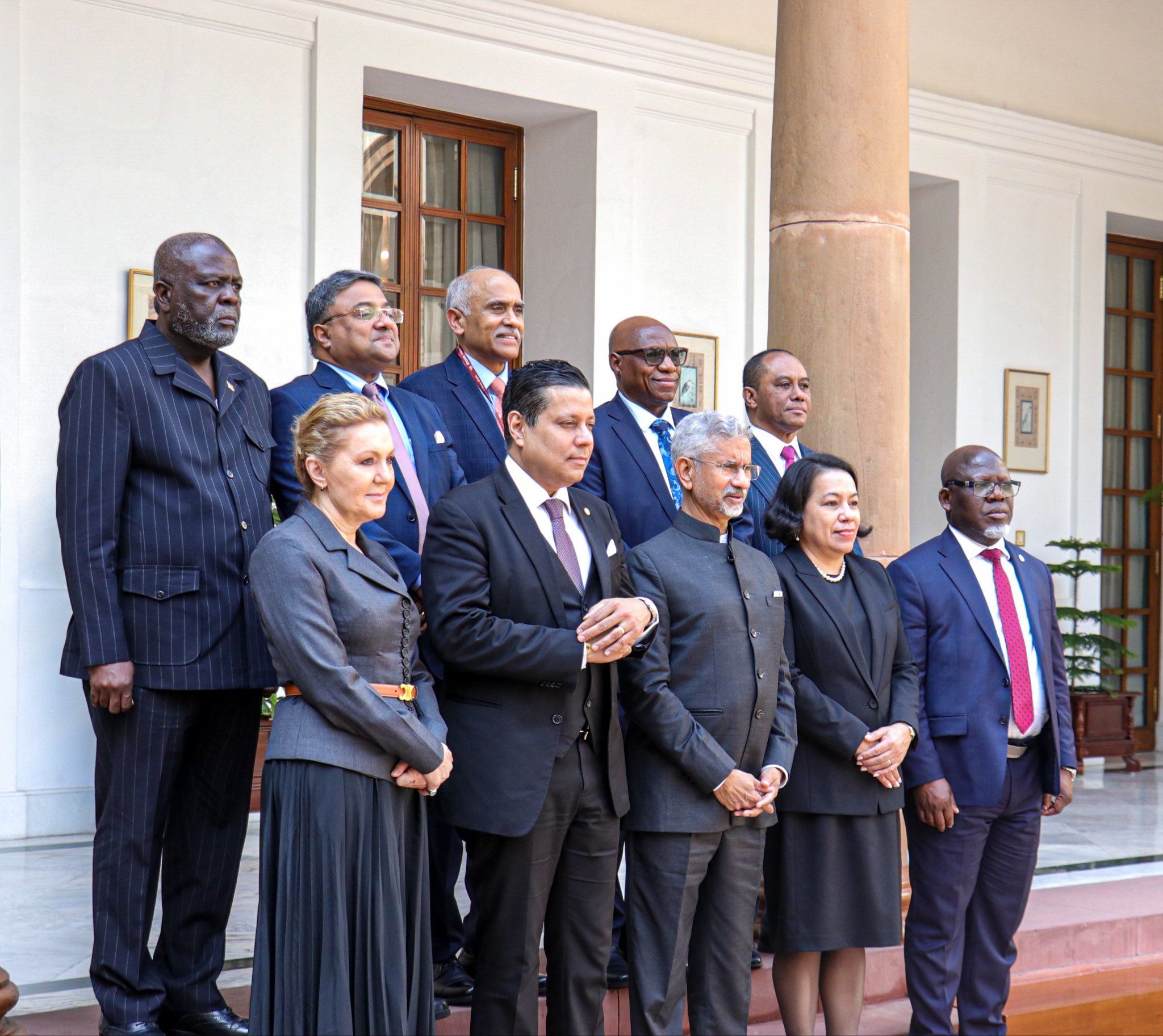 EAM Jaishankar hosts Permanent Representatives to the UN of seven countries