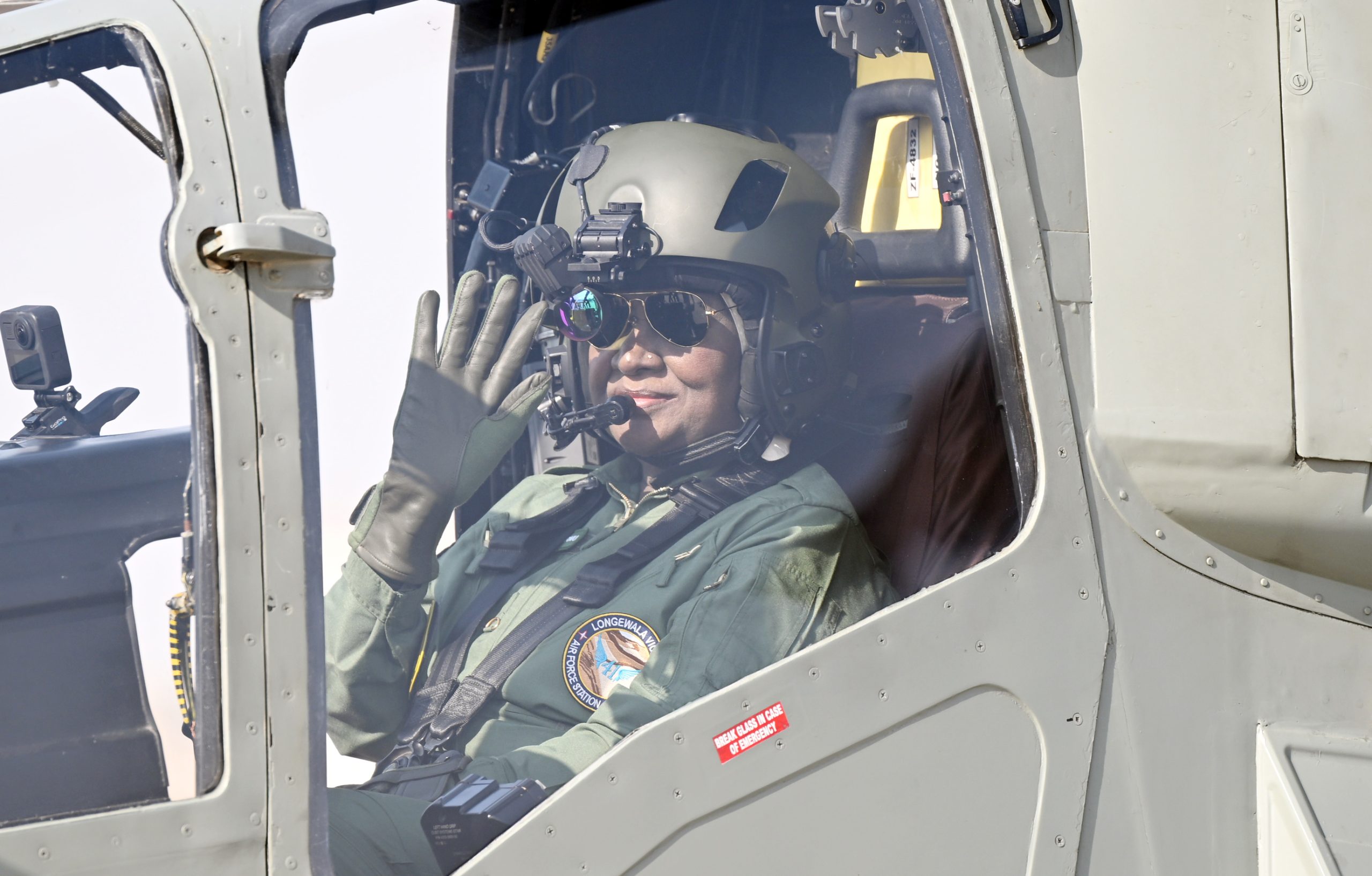 President Murmu, Defence Minister Rajnath Singh witness IAF’s Exercise Vayu Shakti in Pokhran