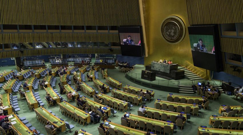 UN General Assembly chief calls for US to pay fees in full