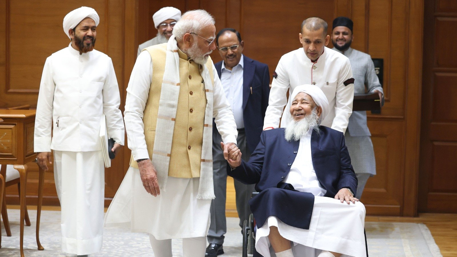 PM Modi meets Grand Mufti Sheikh Abubakr Ahmad; discusses minority welfare and inclusive development