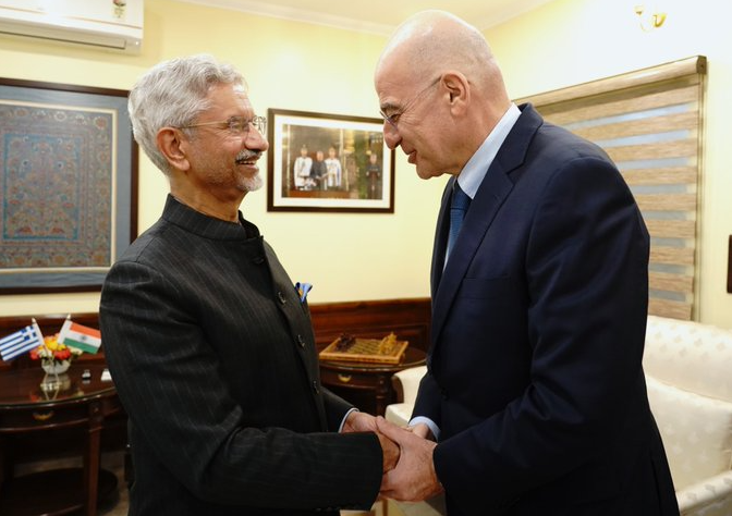 Greek Defence Minister holds talks on security, strategic issues with EAM Jaishankar