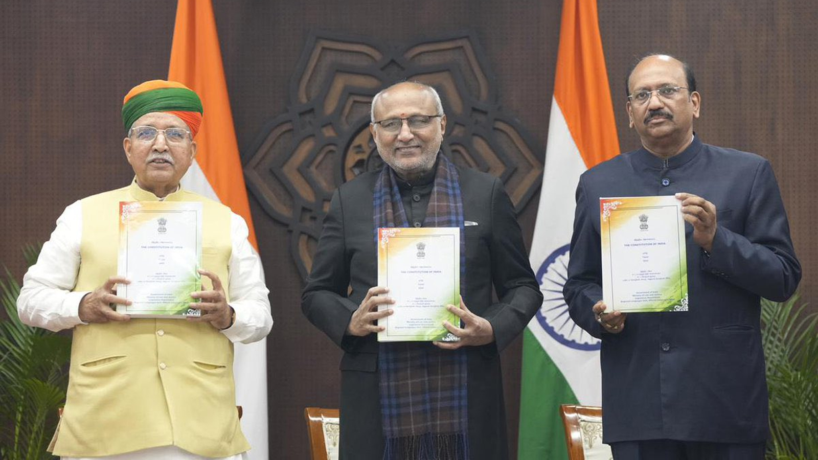 Vice President Radhakrishnan releases Tamil, Gujarati editions of Constitution and 8th Legal Glossary