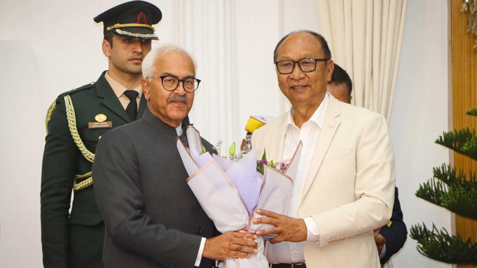 PM Modi congratulates Yumnam Khemchand Singh on being sworn in as Manipur CM