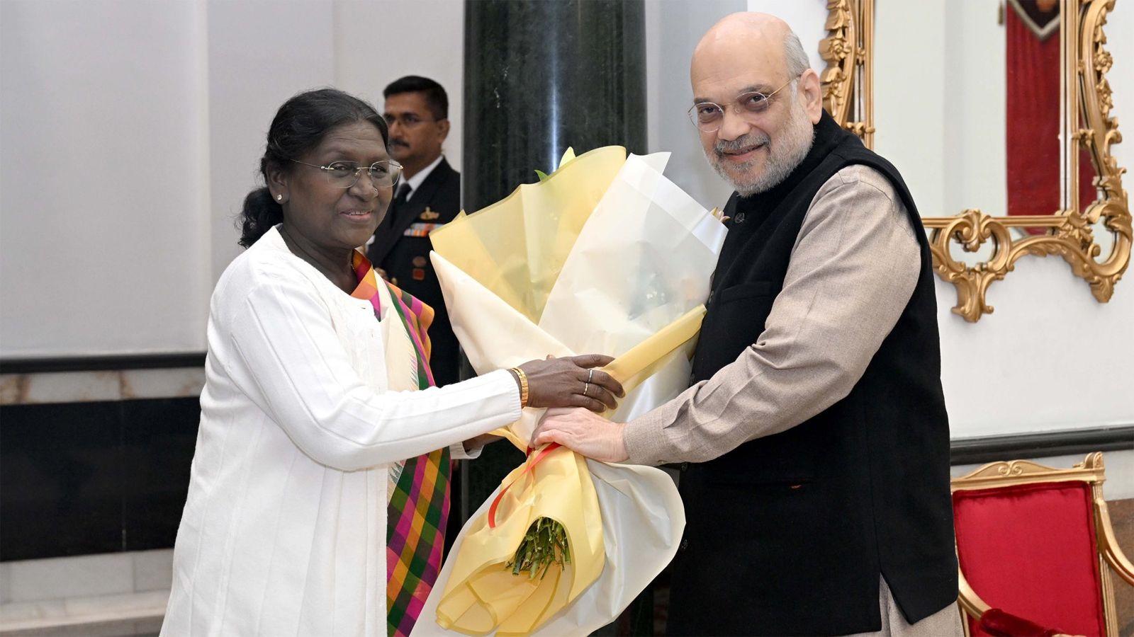 Home Minister Amit Shah presents 13th Official Language Report to President Murmu