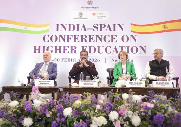 Spain-India Dual Year 2026: Education Minister Invites Spanish Universities, Stresses AI-Human Balance