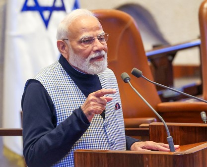 “Gaza Peace Initiative holds promise of a just and durable peace”: PM Modi at his historic Knesset address