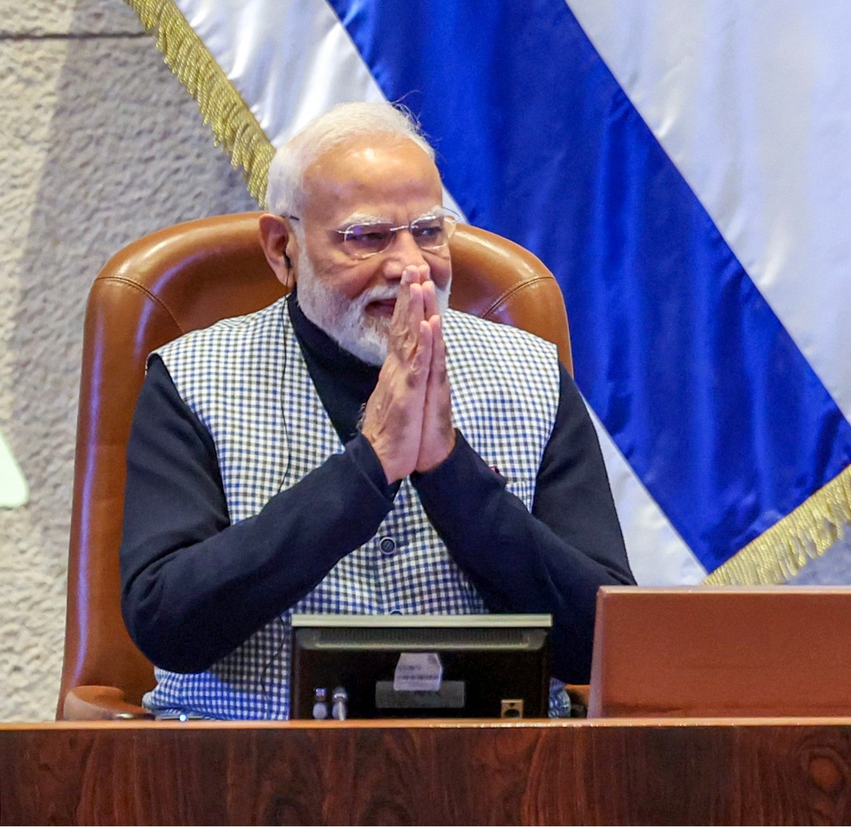 PM Modi rare world leader to receive top awards from both Israel and Palestine