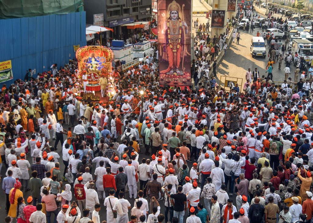 Ram Navmi procession in Nagpur