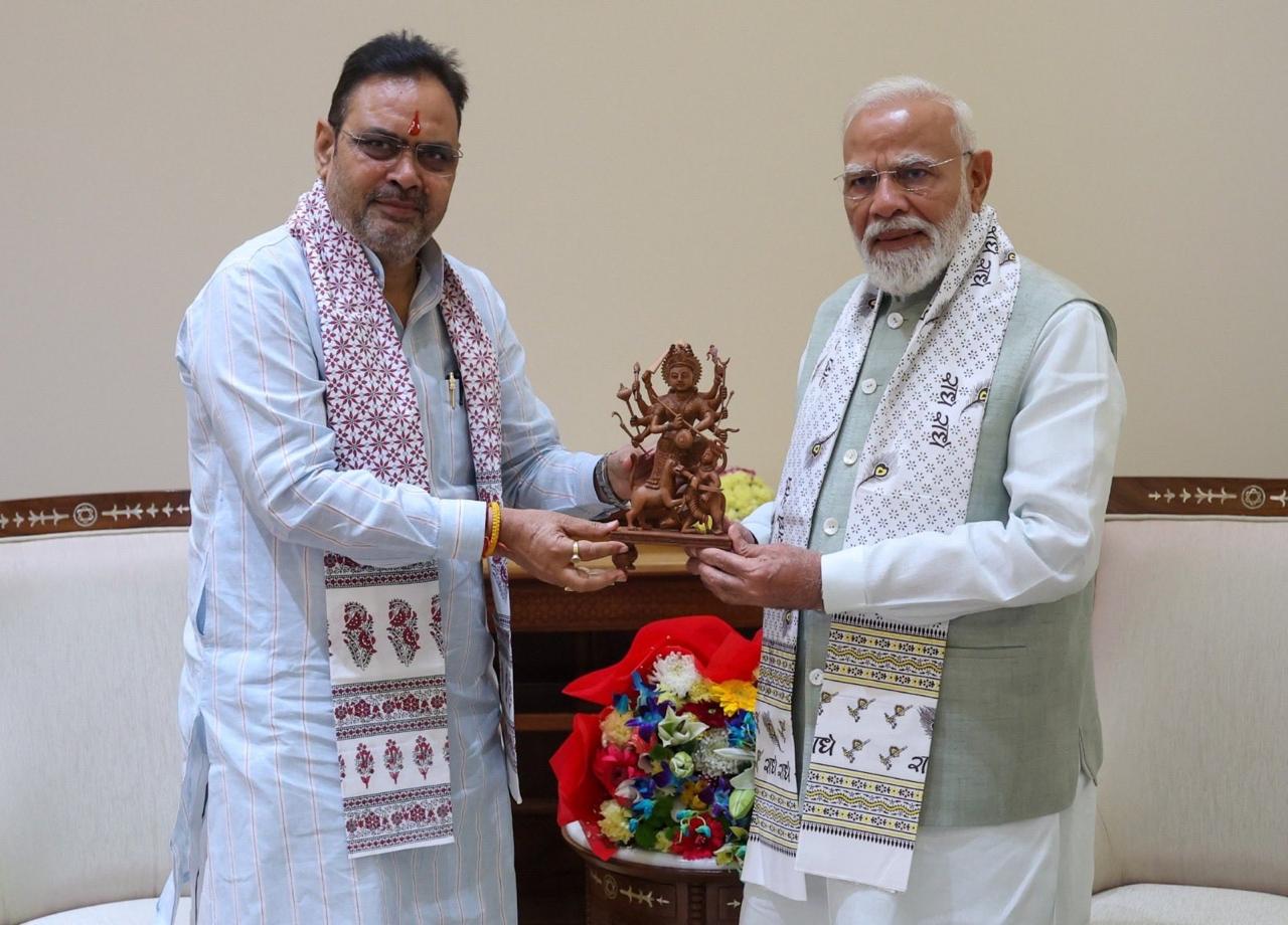 प्रधानमंत्री मोदी से मिले राजस्थान के सीएम भजनलाल शर्मा