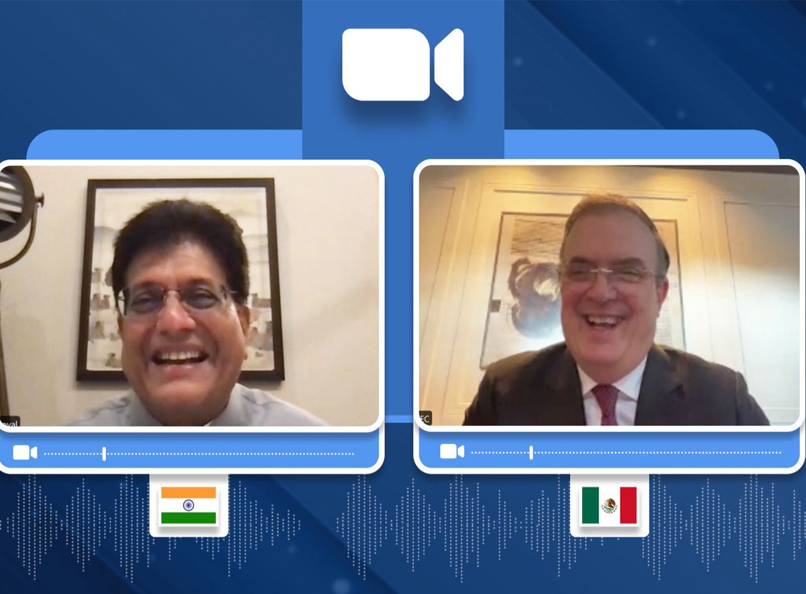 Goyal, Ebrard discuss strengthening India-Mexico economic partnership and investment flows