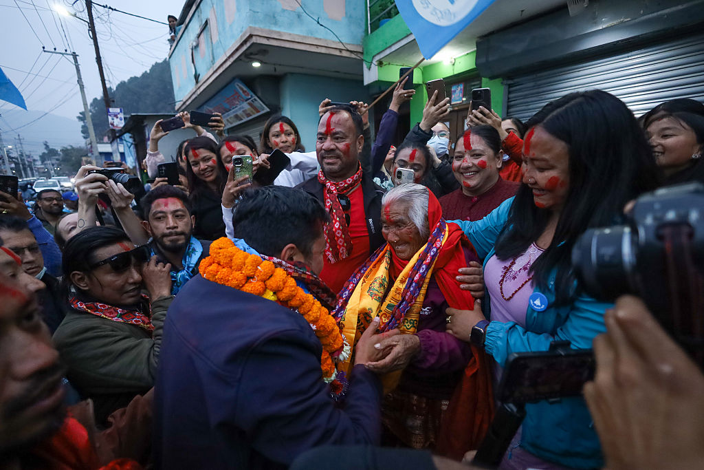 Celebration All Across Nepal, As Balen's Party Claims "Two-third Majority" In The Ongoing Nepal Parliamentary Election