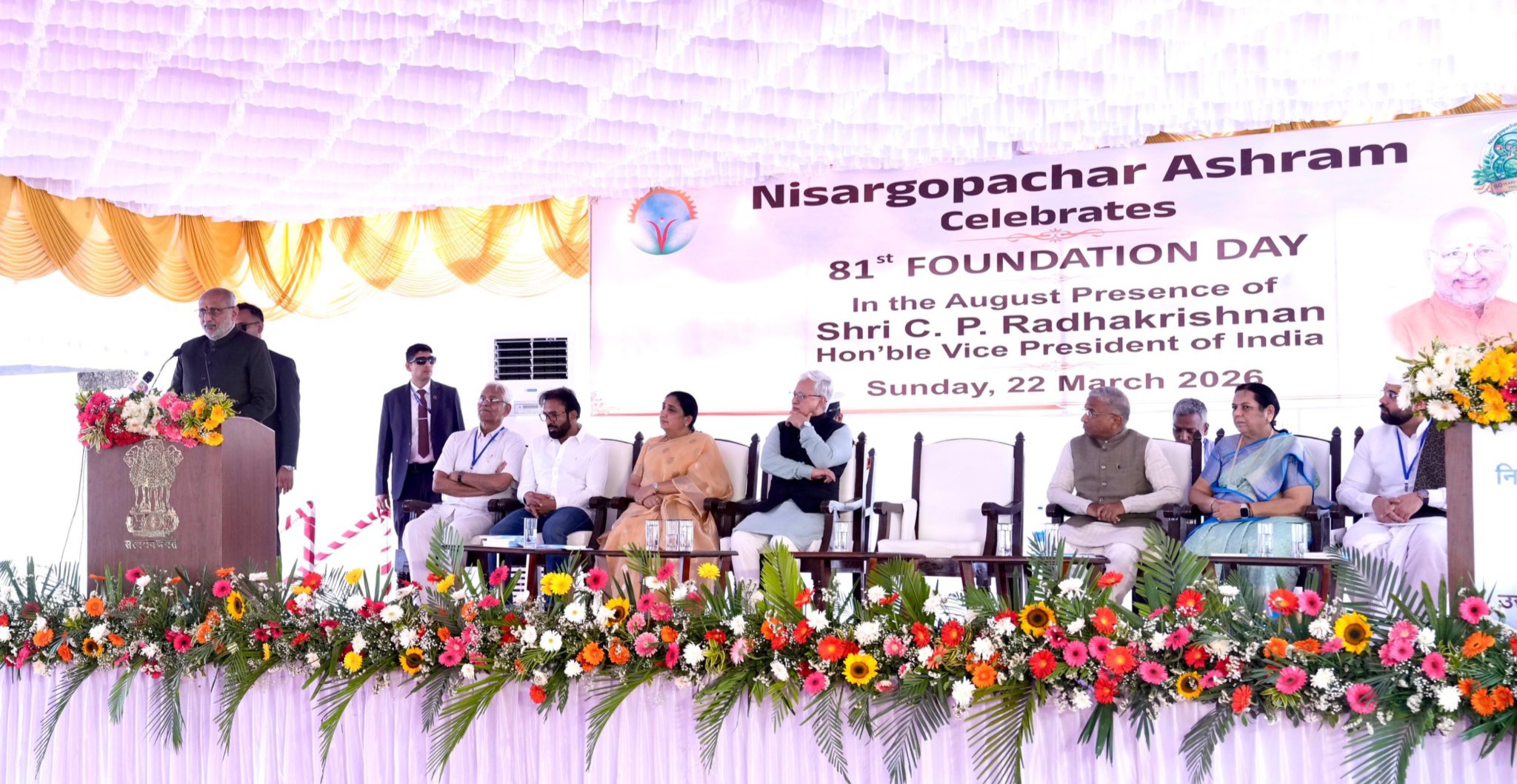 Vice-President Radhakrishnan pitches yoga, naturopathy as key to tackling lifestyle disorders
