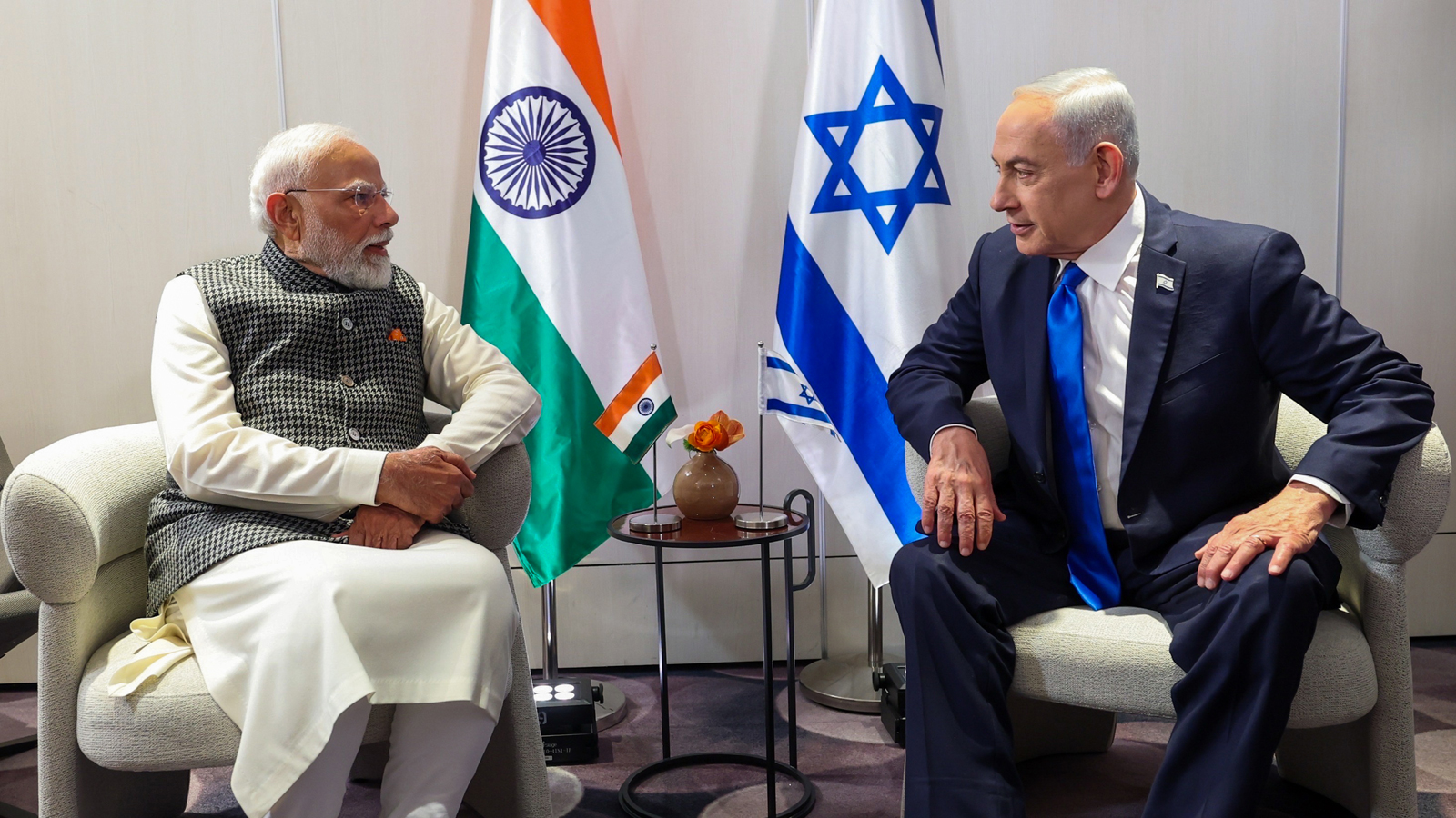 PM Modi speaks with Israeli PM Benjamin Netanyahu, stresses civilian safety