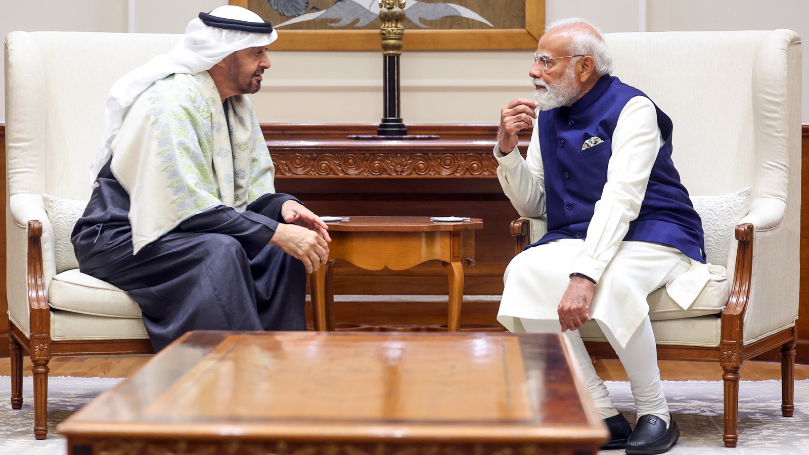 PM Modi speaks with UAE President Mohamed bin Zayed Al Nahyan
