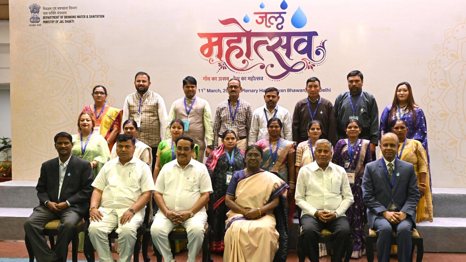 President Murmu calls for making water conservation part of daily life at Jal Mahotsav 2026