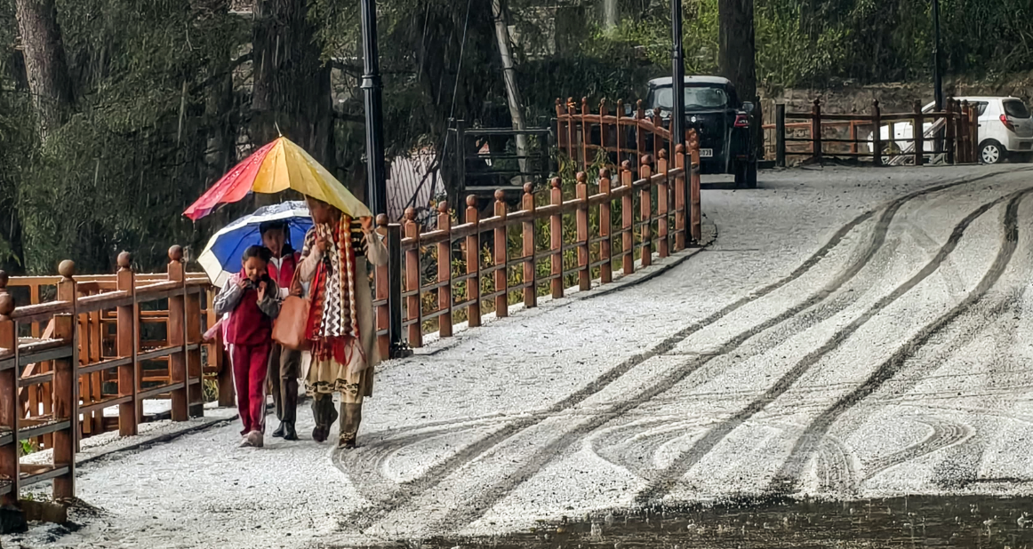Rain and hailstorm in Shimla after dry spell, more rain likely: IMD