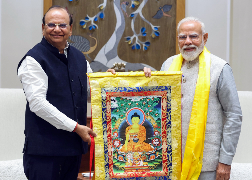 Ladakh LG Vinai Kumar Saxena meets PM Modi, discusses development roadmap