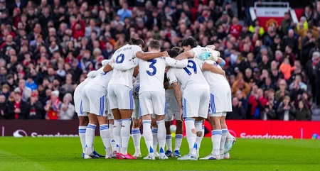 Leeds stun 10-man Man Utd to secure first league win at Old Trafford since 1981