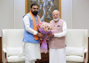 Bihar CM Samrat Choudhary meets PM Modi at his residence