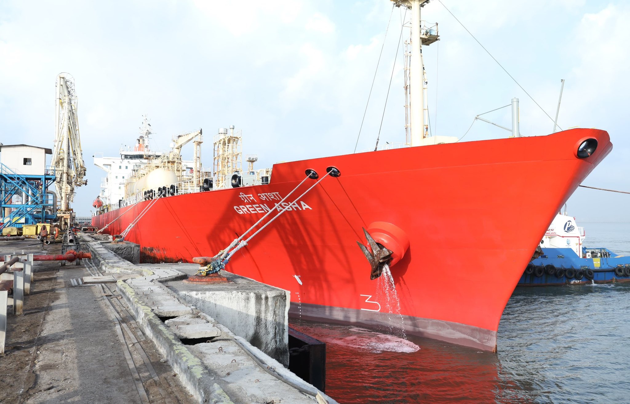 India-flagged vessel Green Asha with 15,400 tonnes of LPG reaches Mumbai’s JNPA
