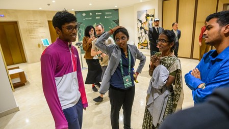‘Inspiring to see how you handled critical moments’: Praggnanandhaa hails Vaishali’s Candidates triumph