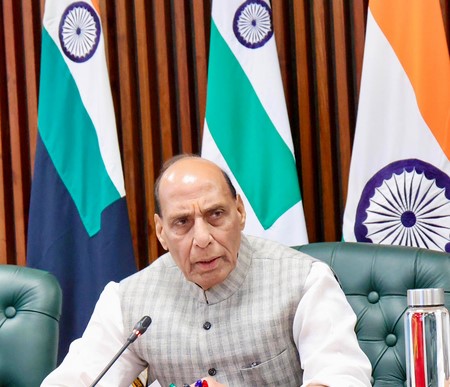 Rajnath Singh calls for united front against terrorism at SCO defence ministers’ meet