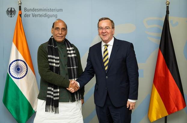 Rajnath Singh meets German counterpart Boris Pistorius in Berlin; defence ties get push with new roadmap