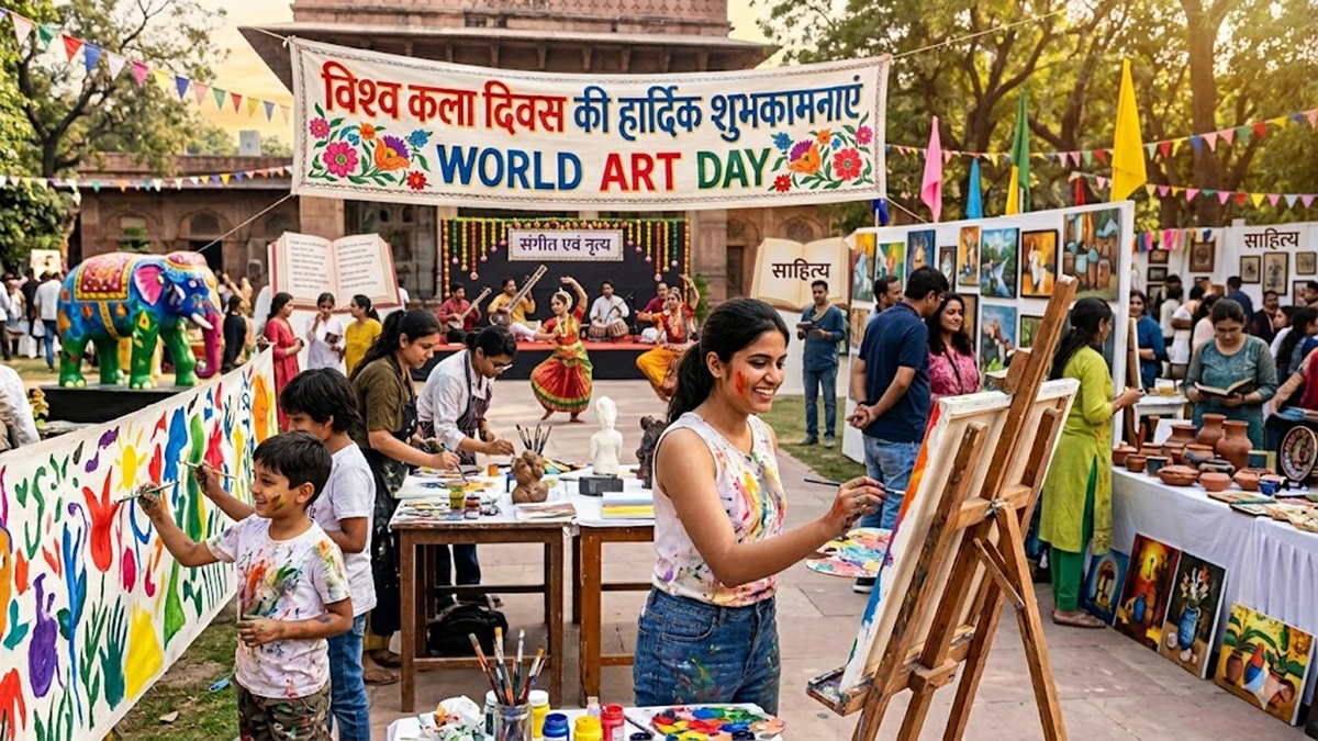 विश्व कला दिवस : मानव आत्मा के सौंदर्य, संवेदना और सृजन का वैश्विक उत्सव