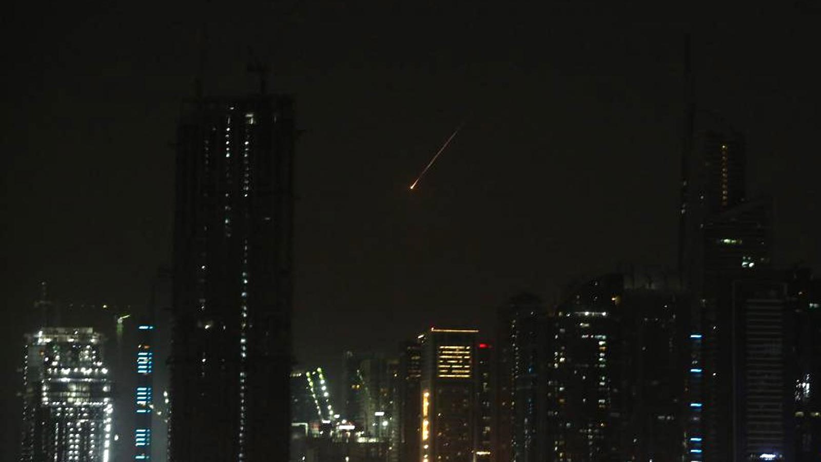 Debris from aerial interceptions reported in Dubai