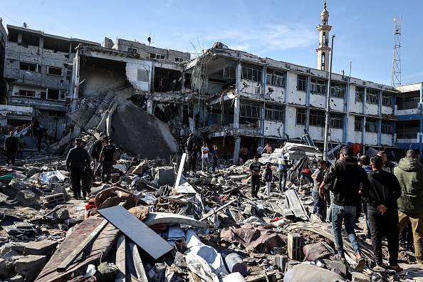 Israeli airstrike kills at least 10 near Gaza school as ceasefire strains