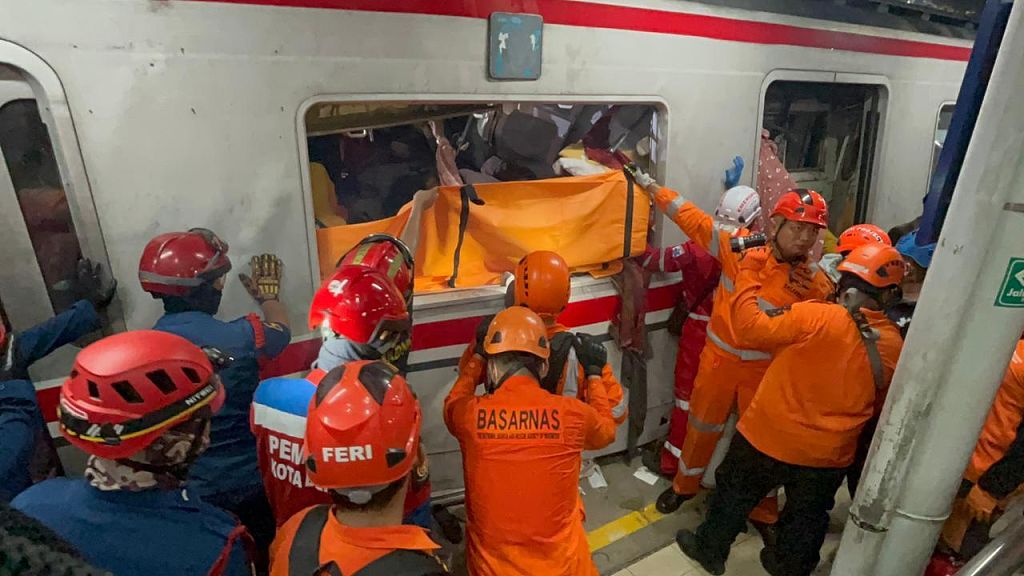 Indonesia train crash toll rises to 14 as rescuers complete evacuation