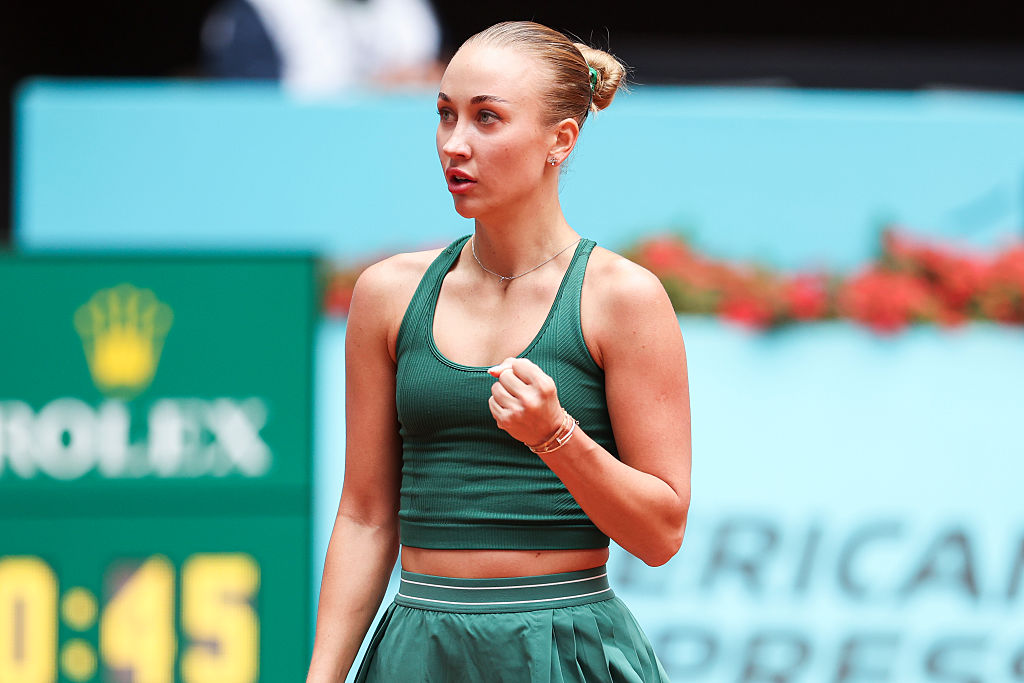 Lucky loser Potapova makes history with Madrid Open semi-final run