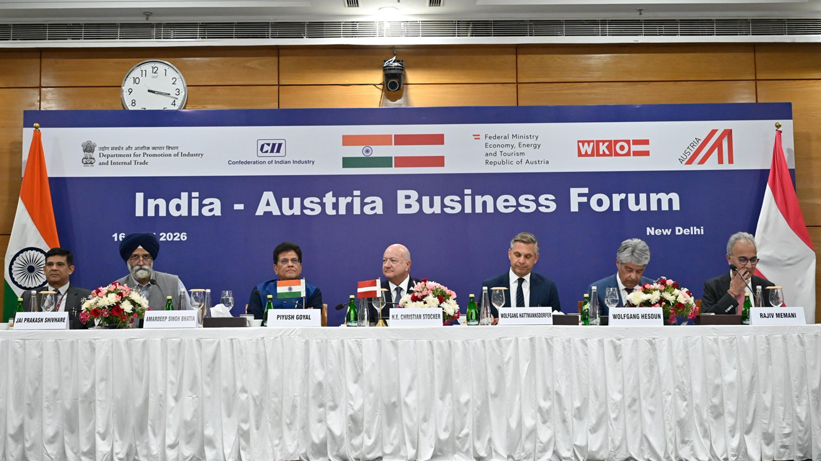 India-Austria Business Forum held in Delhi; fast-track mechanism launched to boost investments